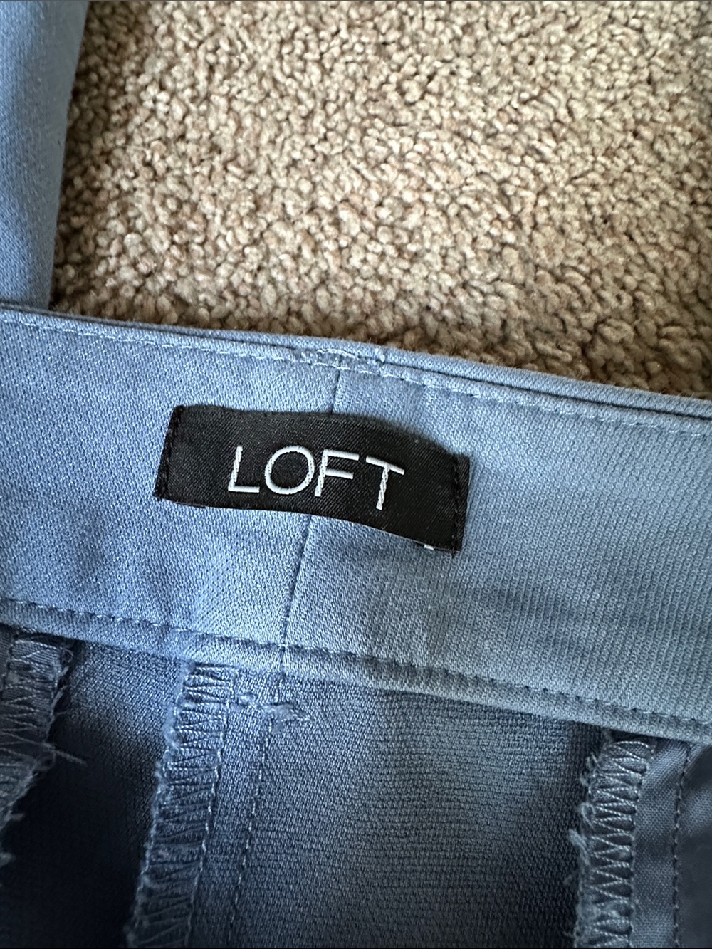 LOFT Light Blue Trousers - Picture 2 of 11